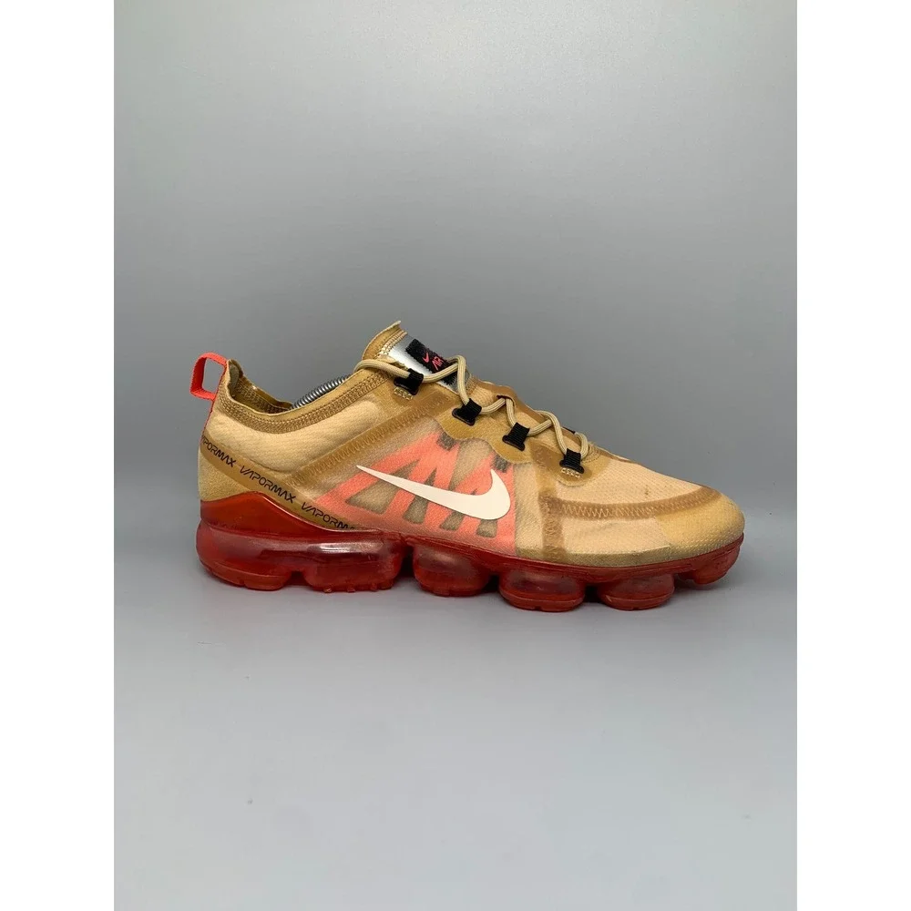 Nike Air VaporMax 2019 Club Gold Running Shoes AR6631-701‎ Men's Sz 12
